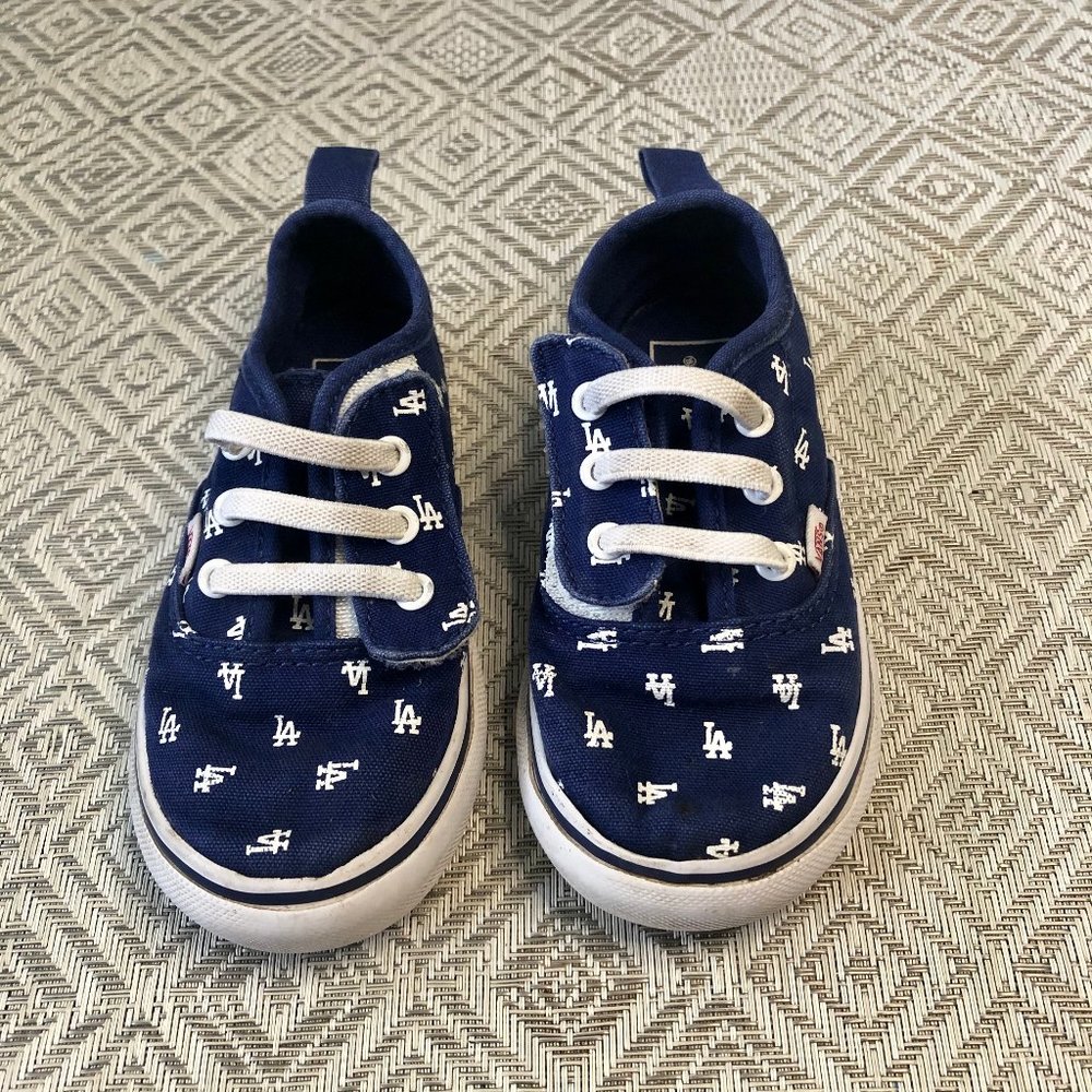 Vans MLB Dodger Authentic Toddler Size 7C